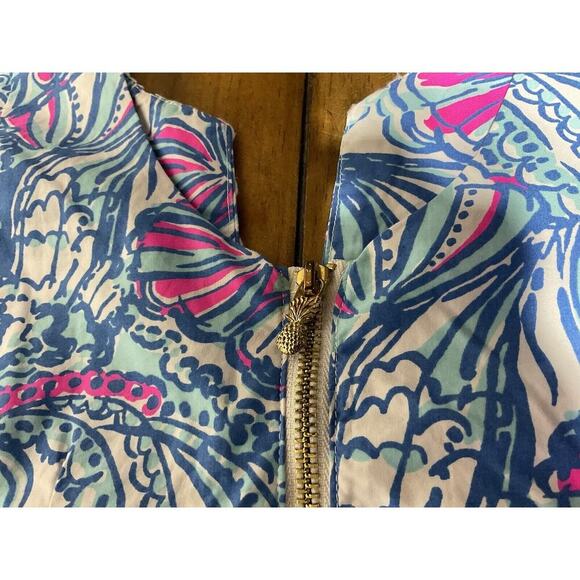 Lilly Pulitzer x Target 20th Anniversary Dress Women's Size 8 My Fans Paisley - Picture 11 of 12